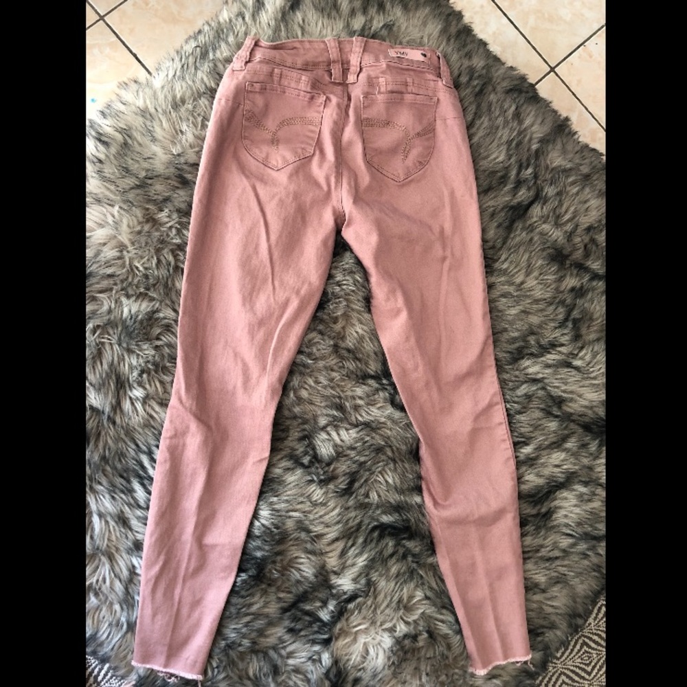 Blush Ripped Pants - Picture 2 of 2